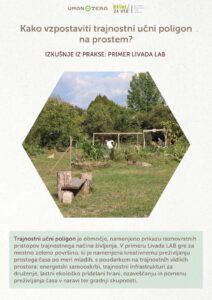 kako vzpostaviti trajnostni učni poligon na prostem