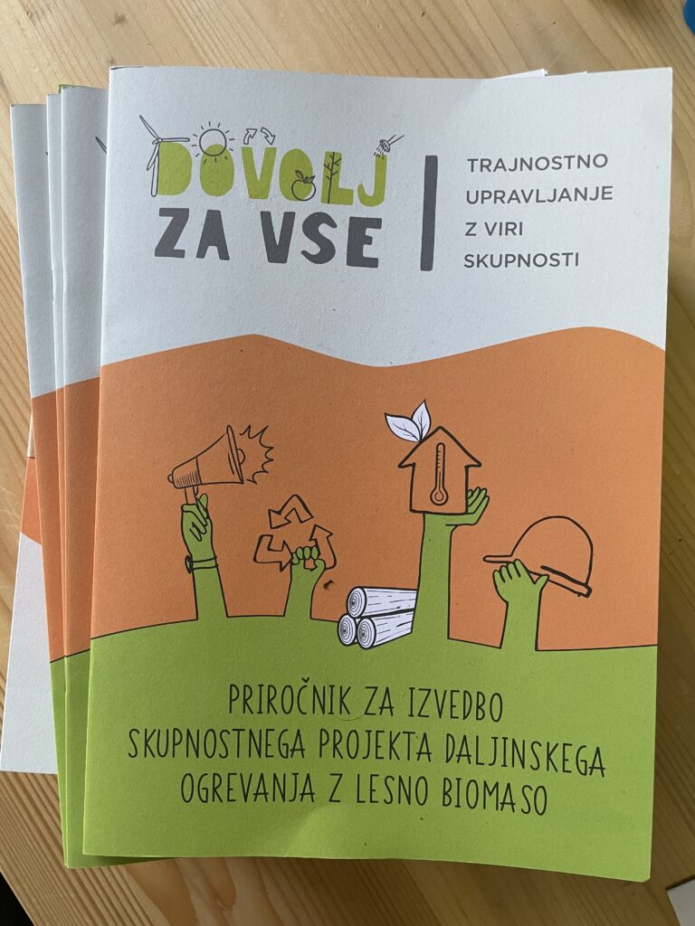 priročnik za izvedbo skupnostnega projekta daljinskega ogrevanja z lesno biomaso