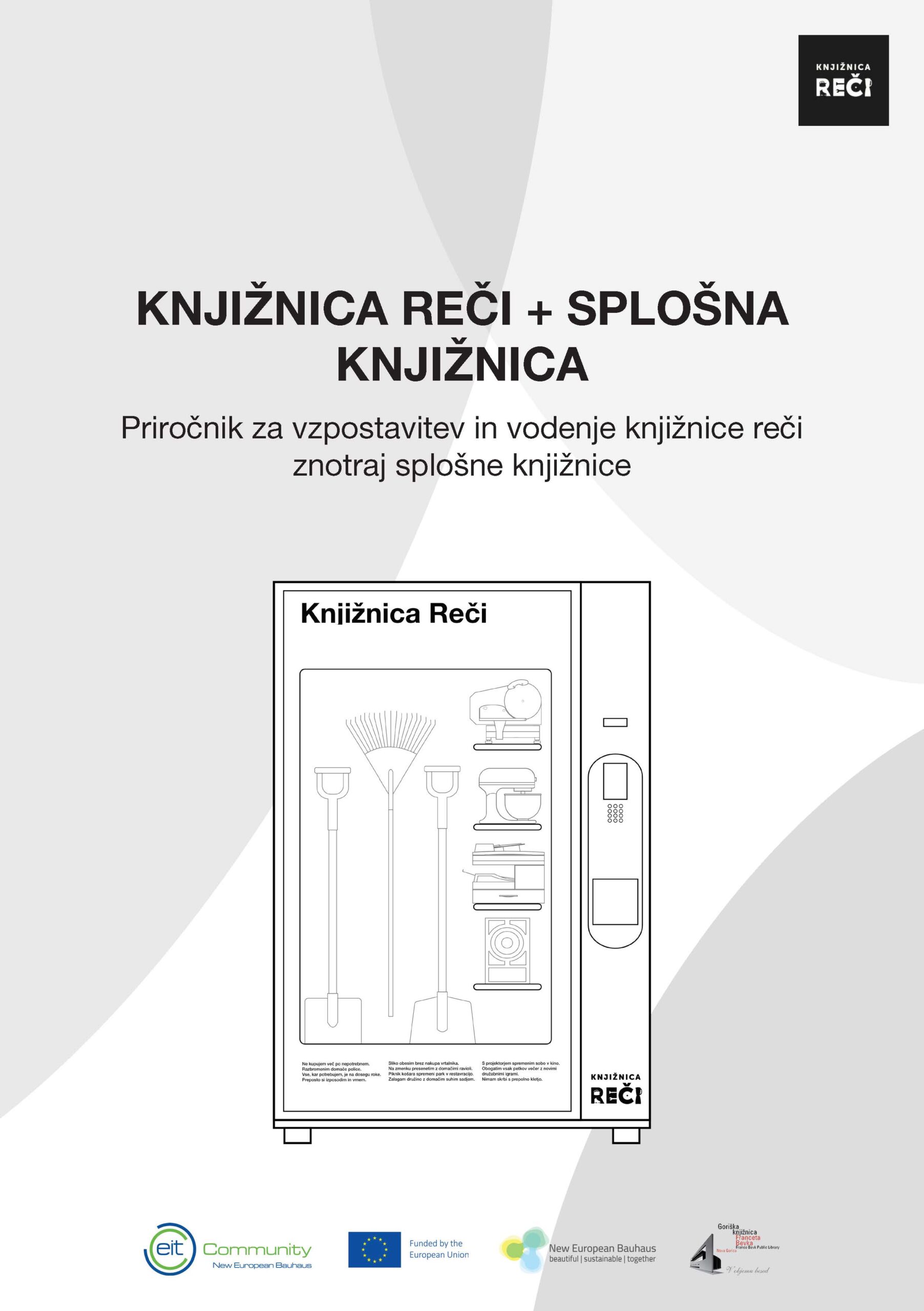 priročnik za vzpostavitev knjižnice reči znotraj splošne knjižnice